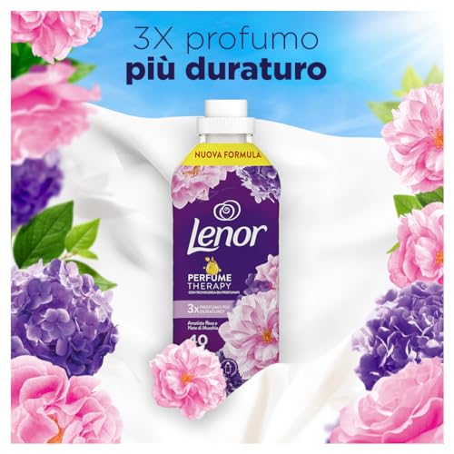 LENOR Ammorbidente Lavatrice Concentrato, 200 Lavaggi (8X525), Ametista Rosa E Note Di Muschio