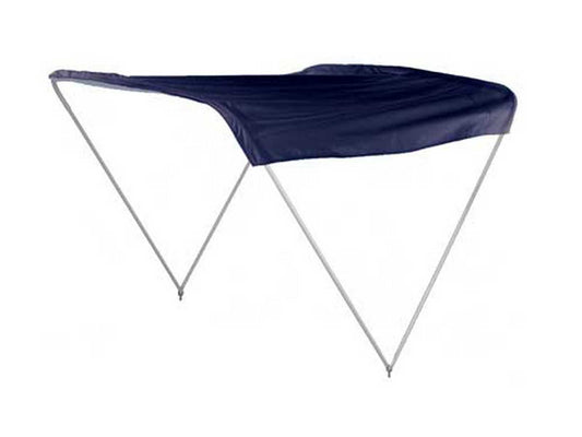 NUOVA CAPOTTINA PARASOLE TELA RESISTENTE AI RAGGI U.V. TELAIO BIANCO TELO BLU