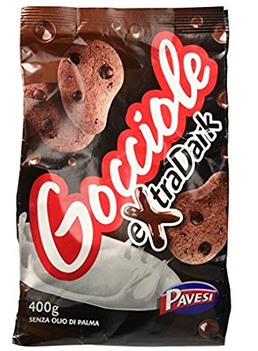 Pavesi Gocciole Extra Dark (400g) - 4 Pacchi da 400 g - [1,6Kg]