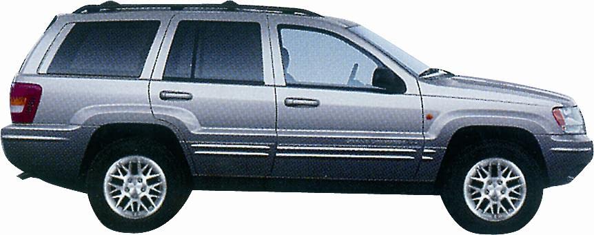 CG94 - Maniglia Portellone J!Eep Grand Cherokee 1999 Nera