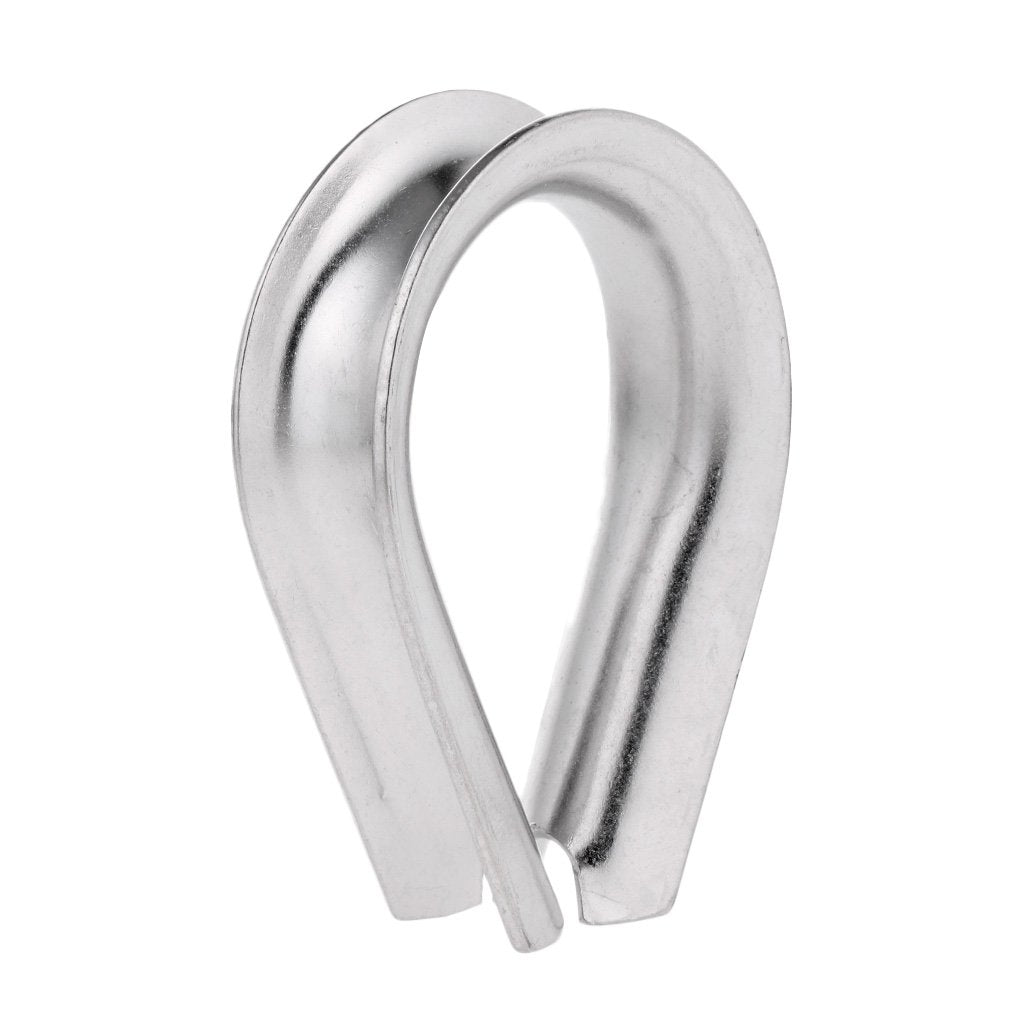 gazechimp Acciaio Inox redancia fune metallica kauschen fune metallica Morsetti per 14 mm della fune metallica