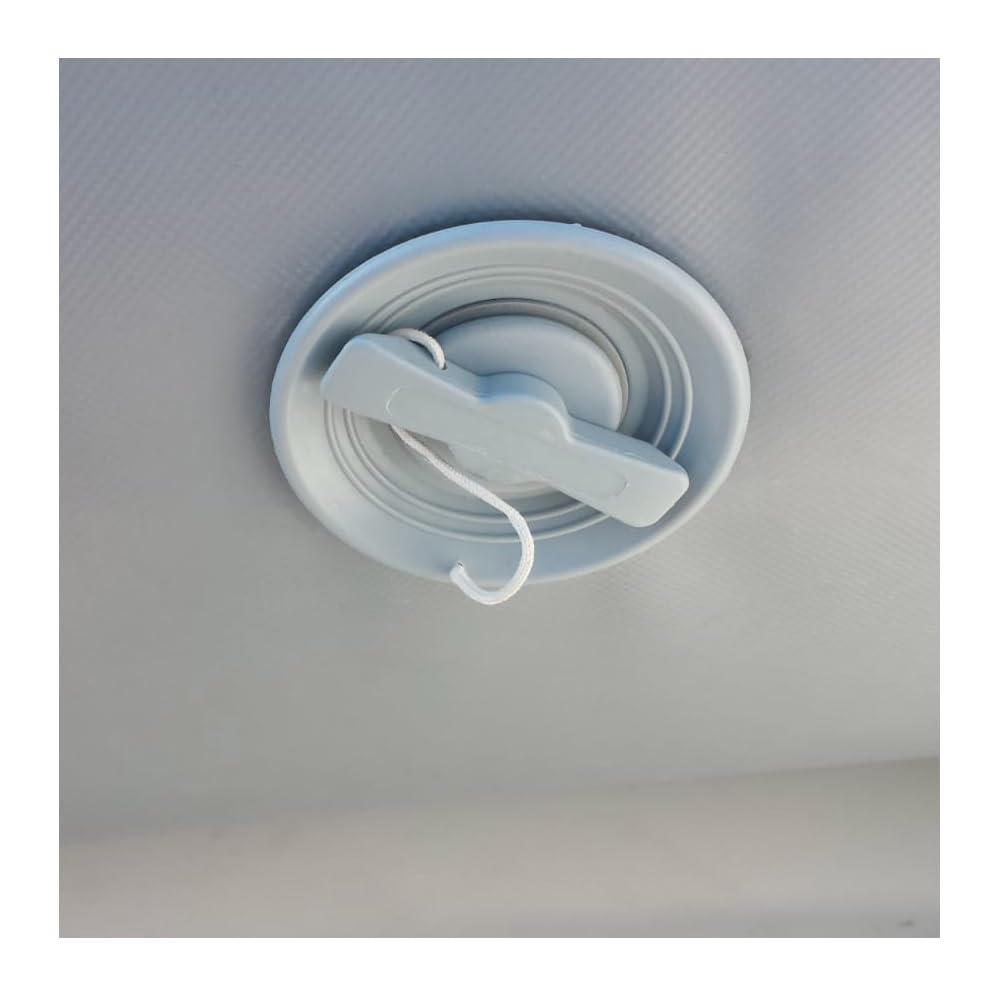 CG94 VALVOLA Universale per gommoni di Colore Grigio Foro mm 45, Diametro Esterno mm 63