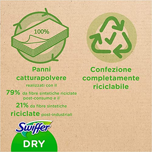 Swiffer Dry Panni Cattura Polvere 96 RIC DRY XXL