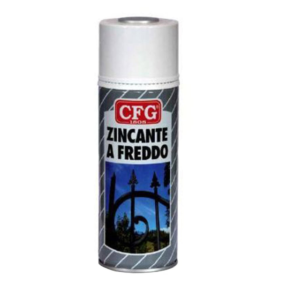 CFG - 400ML ZINCANTE FREDDO PROTETTIVO ANTIRUGGINE RINGHIERE INFERRIATE SALDATURE