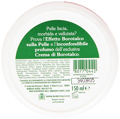 CREMA VELLUTANTE Borotalco PROFUMO DI - 150