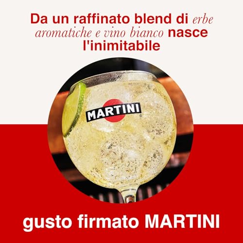 MARTINI Bianco Vermouth Aperitivo, 14,4% ABV, 100cl / 1L