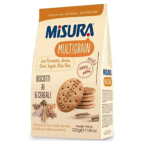 4 x 330gr MISURA BISCOTTI 6 CEREALI MULTIGRAIN