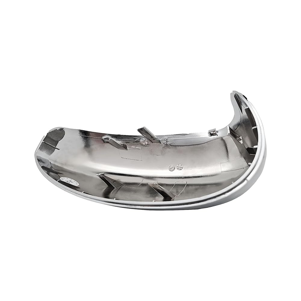 CG94 - Calotte Specchietto Retrovisore Cromate per F!iat 500 2007-2015 | Abs Resistenti | Montaggio Facile | Destra e Sinistra, Cromate Lucide