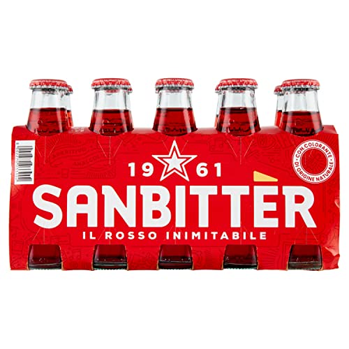 Sanbittèr, Aperitivo Analcolico, Rosso - 10 bottiglie da 10cl