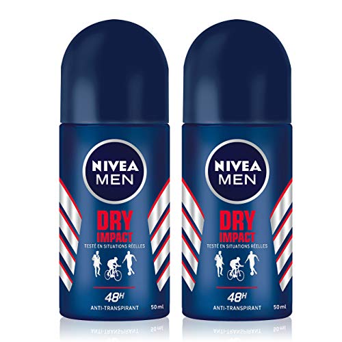 Nivea Men Deodorante a Sfera, 50 ml, Set di 2, Uomo