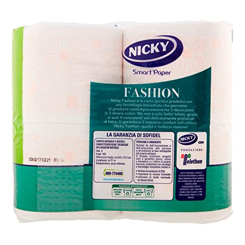 Nicky Fashion Carta Igienica a 4 veli