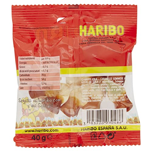 Haribo Mini Orsetti D'Oro, Caramelle Gommose, Gusto Frutta, Ideali Per Feste - 30 Bustine Da 40gr [1200gr]