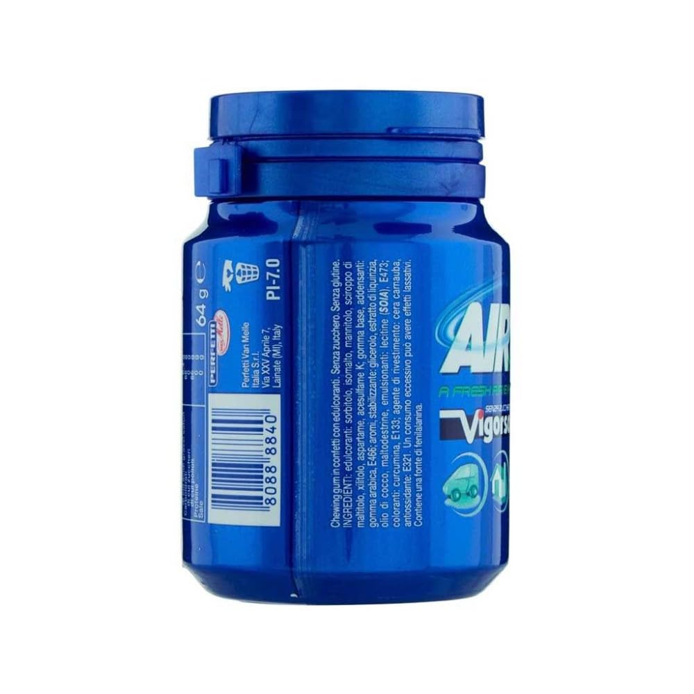 Vigorsol Air Action Medium Bottle, gomme da masticare - [Barattolo da 46 confetti]