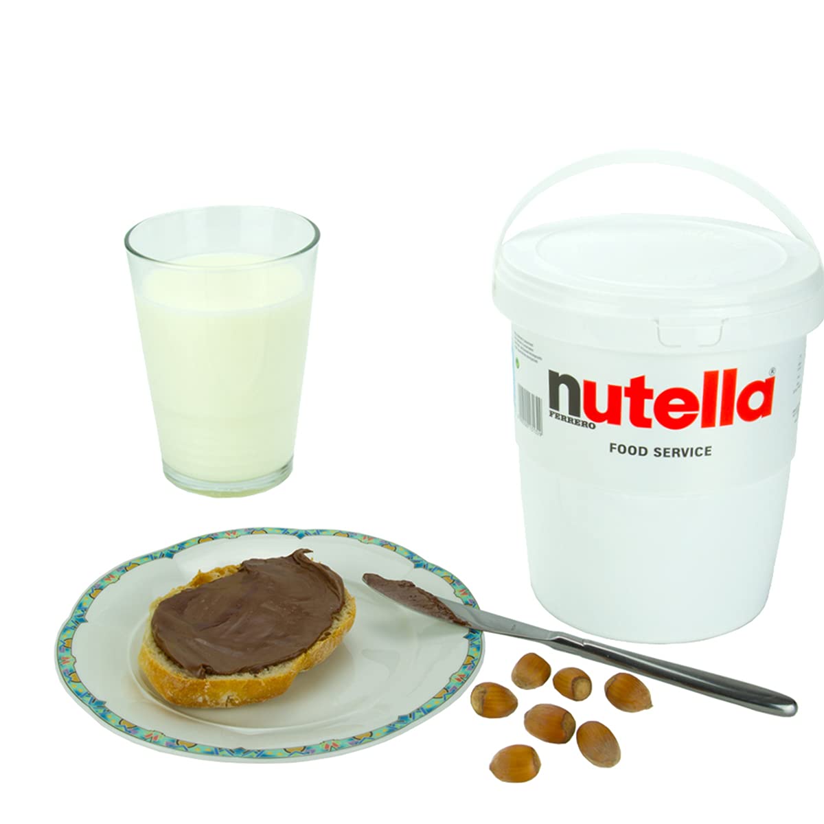 2 x 3 kg Jumbo Taza Nutella Ferrerro Untar en el pan XXL Pasta De Praliné De Ferrero