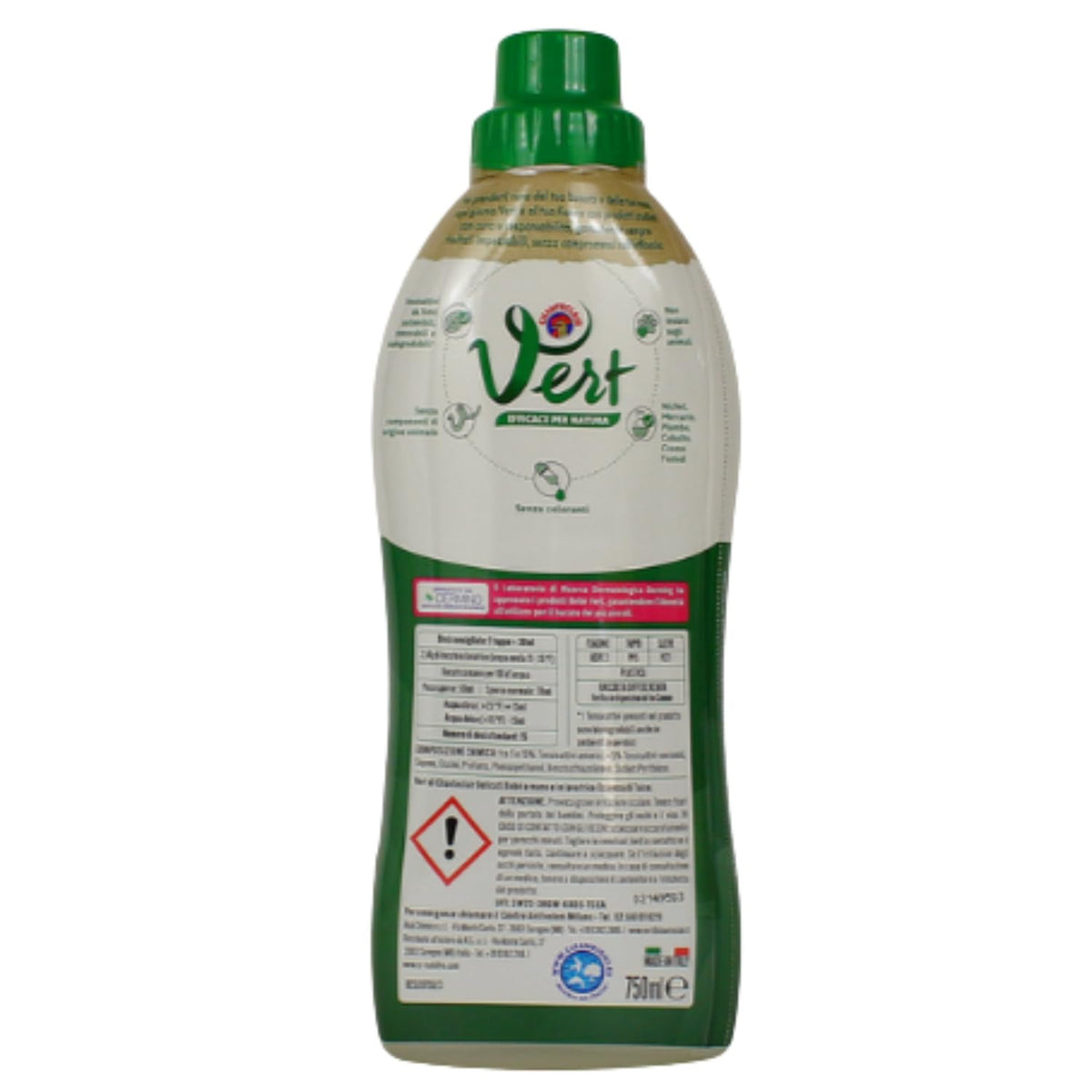 Detergente liquido per bucato capi delicati vert bebe – 750 ml kit con Spugna Brandizzata SPESA & RISPARMIO Inclusa – Variazioni 4/8/12 Pezzi