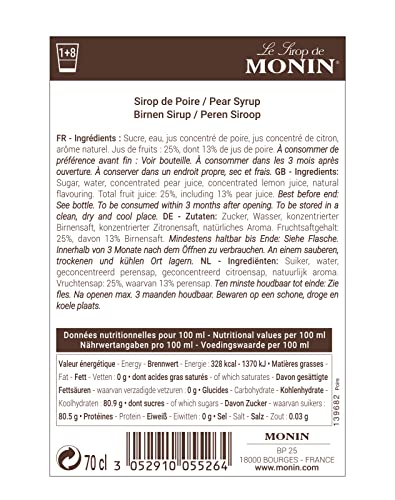 MONIN SCIROPPO PERA sciroppo - 700 ml