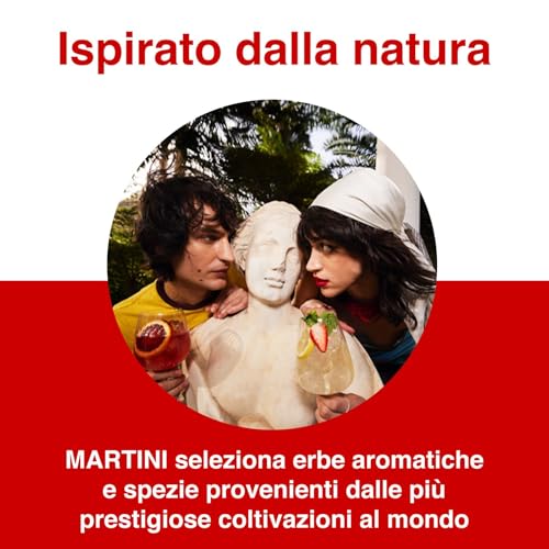 MARTINI Bitter Aperitivo, 25% ABV, 100cl / 1L, Infuso con Erbe Aromatiche Selezionate a Mano
