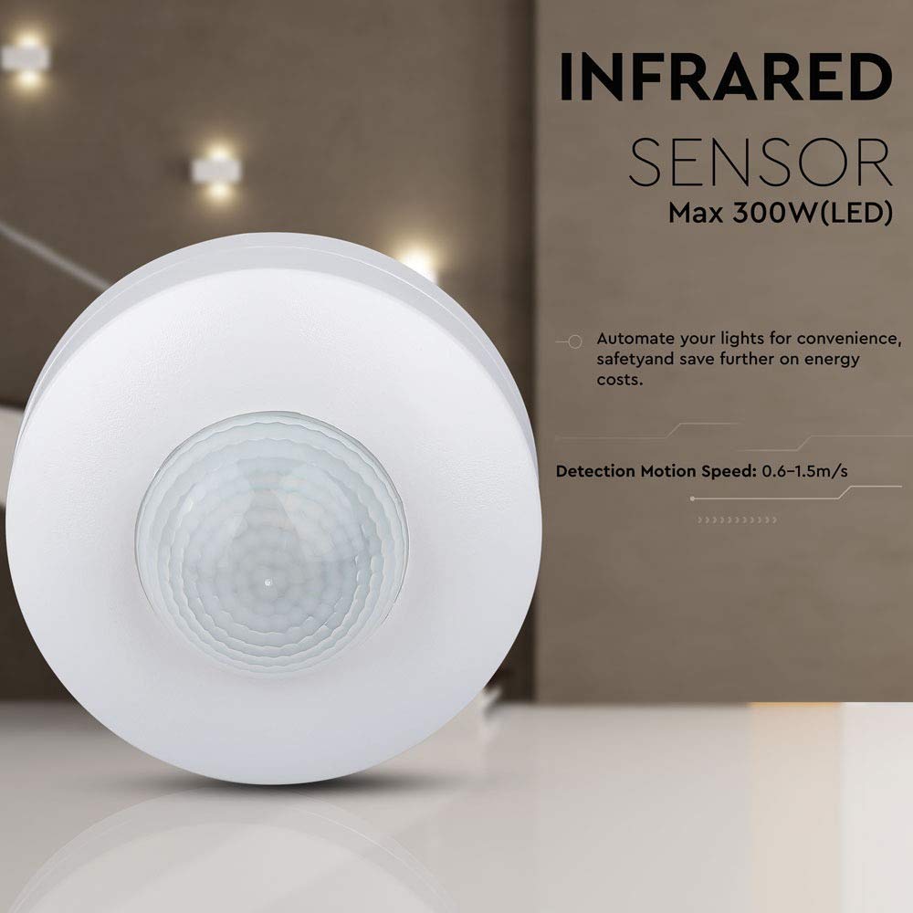 Sensor De Infrarrojos De Techo 360 Max 300W