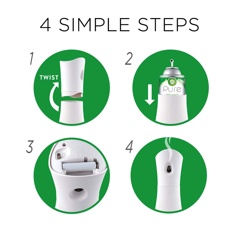 Airwick Freshmatic Autospray ricariche, Profumo di Vaniglia Bianco, 250 ml
