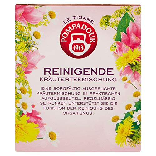 Pompadour tisana depurativa - 5 confezioni da 18 filtri [90 filtri]