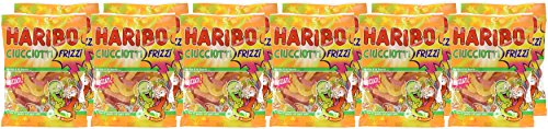 Haribo Ciucciotti Frizzanti Caramelle - Pacco da 12 x 200 g