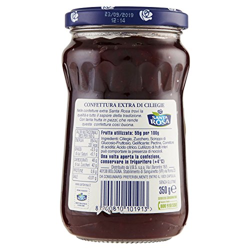 Santa Rosa, Confettura di Ciliegie, 350g