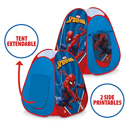 Mondo Toys - Spiderman Pop-Up Tent - Tenda da gioco per bambino / bambina - easy to open - borsa per trasporto INCLUSA - 28427