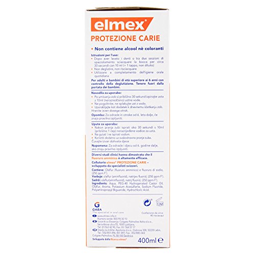 Elmex Protezione Carie, Collutorio 400 ml