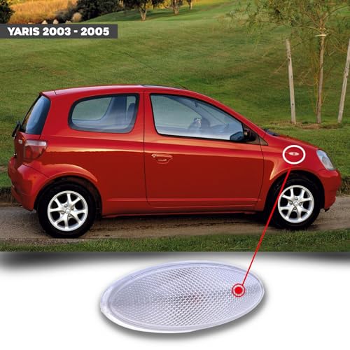 CG94 - Fanale Laterale Compatibile per Auto YARIS 98' Destro Bianco