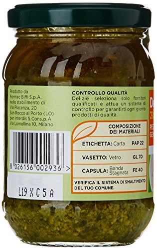 Delizie - Pesto alla Genovese, Senza Glutine - 190 g