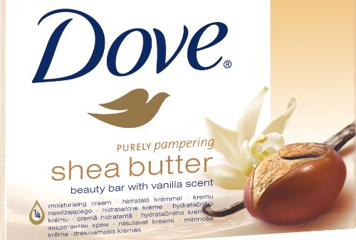 Sapone Cream Bar Dove al burro di karitè, confezione da 6 (6 x 100 g)