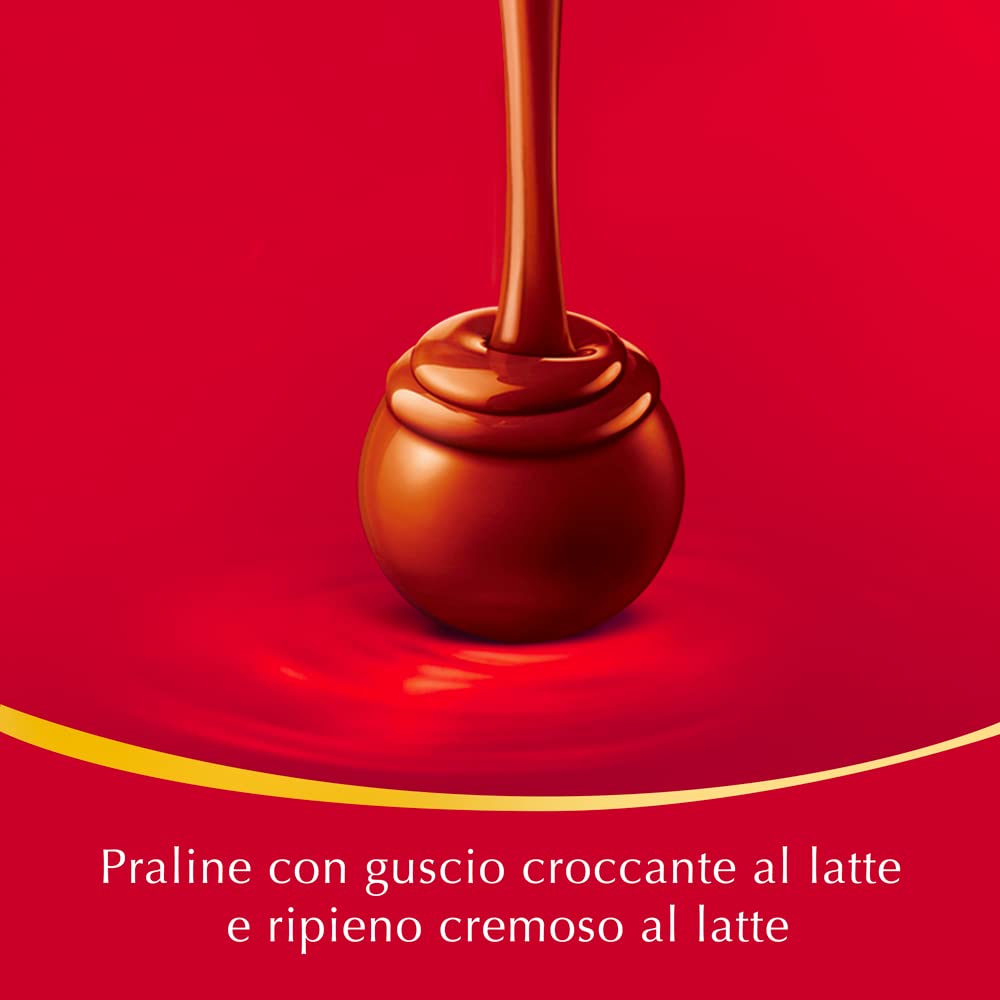 Lindt Lindor Praline di Cioccolato al Latte 16 Cioccolatini, Confezione 200g