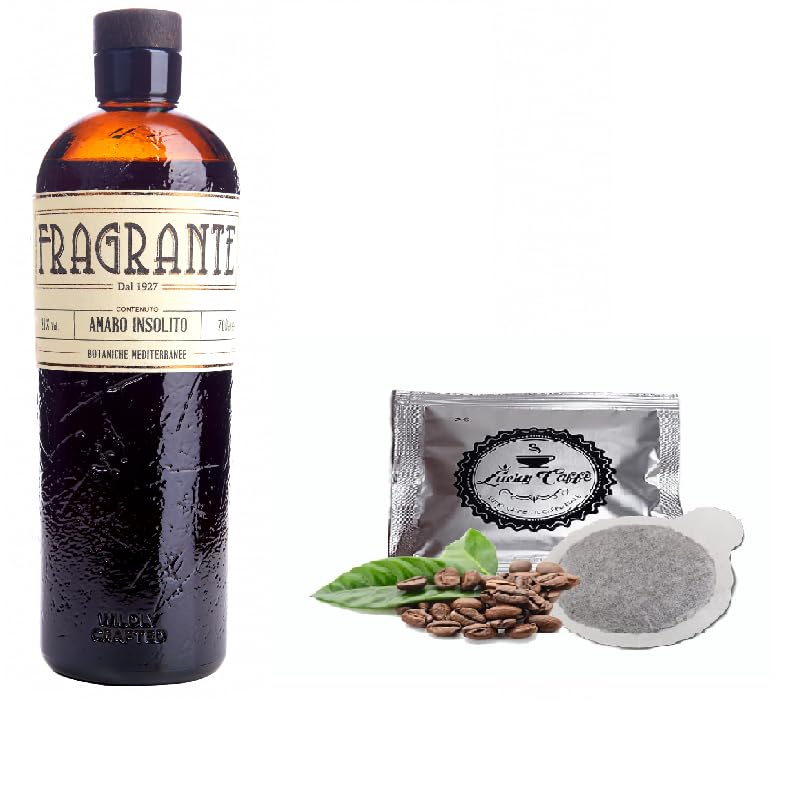 CG94 - AMARO FRAGANTE INSOLITO CL70 in OMAGGIO 5 Cialde Lucky Caffè