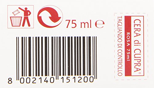 Cera di Cupra Ricetta di Bellezza, Rosa per Pelli Secche, Nutriente e Protettiva con Cera Vergine d'Api, Effetto Anti-Età - 75 ml