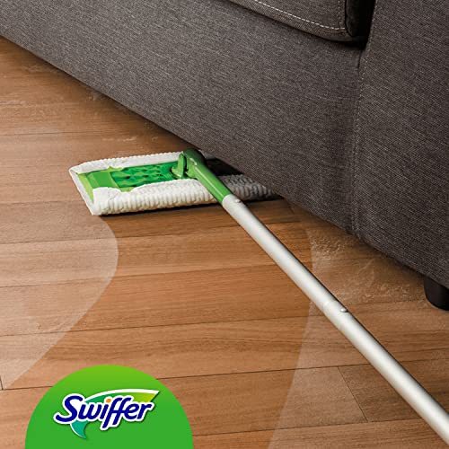 Swiffer Catturapolvere e Lavapavimenti, Cattura e Intrappola Polvere e Peli, Rimuove Sporco e Batteri, Lava Tutti Tipi di Pavimenti