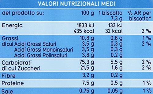 Galbusera - Biscotti Frollini, Con Farine Di Orzo E Mais, A Ridotto Contenuto Di Grassi - 10 pezzi da 350 g [3500 g]