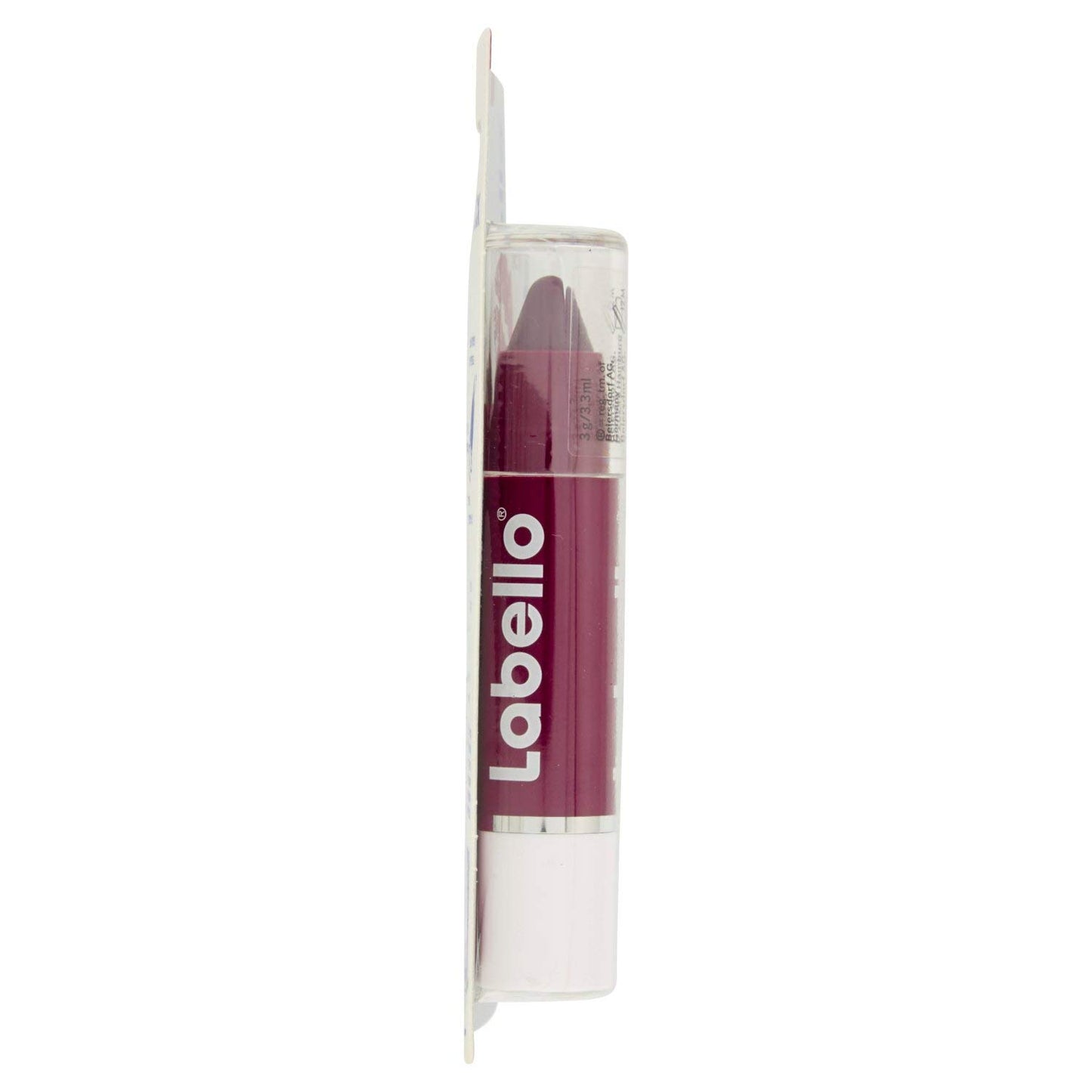 Labello Crayon Lipstick Matitone Labbra Colora e Idrata, senza Oli Minerali e Parabeni, Blackcherry