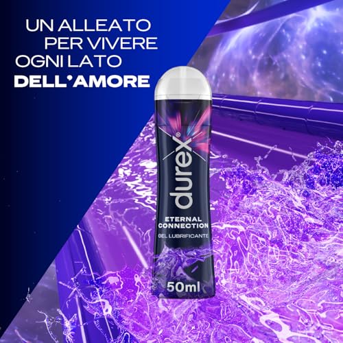 Durex Eternal Connection Gel Lubrificante Intimo anche per uso Anale, 50 ml