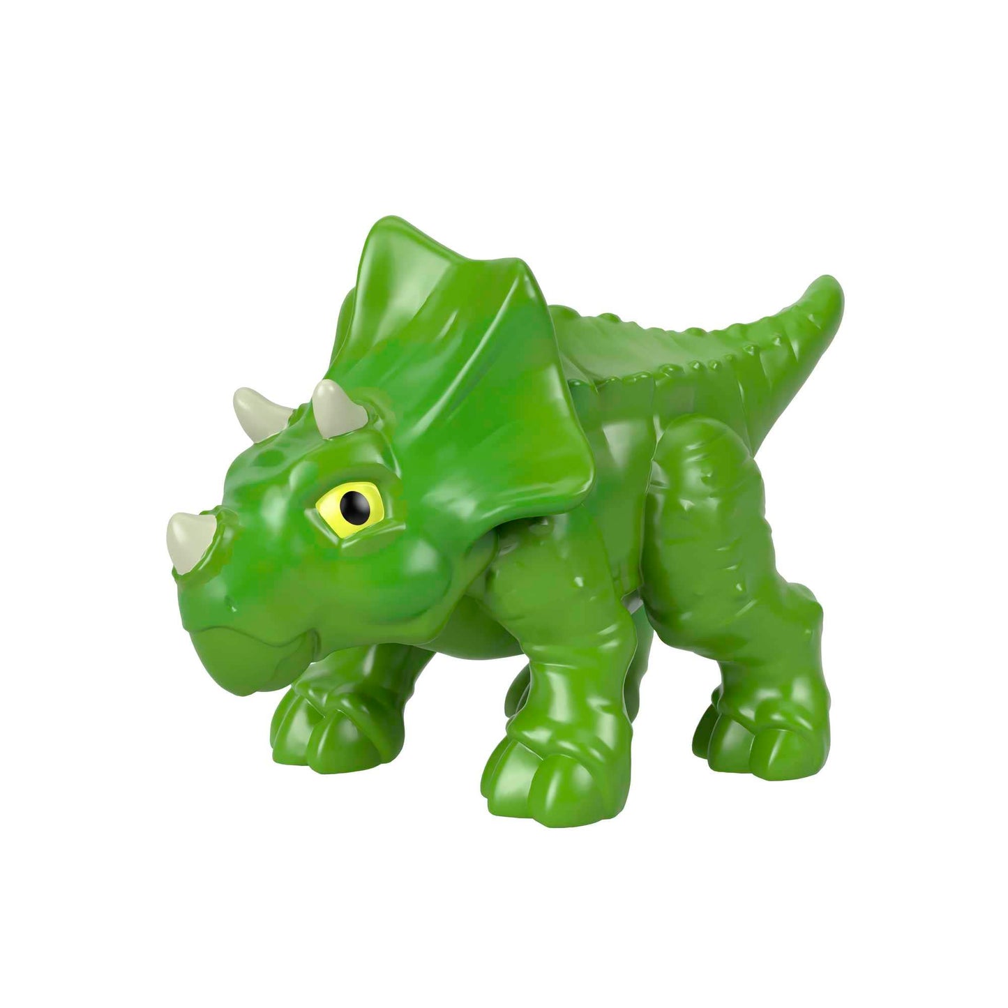 Imaginext Jurassic World Dominion - Quetzal Agguato in volo, dinosauro da 18 cm con ali mobili e accessorio imbracatura, triceratopo preda incluso, giocattolo per bambini, 3+ anni, HML44