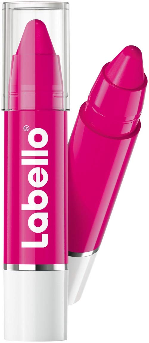 Labello Crayon Lipstick Matitone Labbra Colora e Idrata, senza Oli Minerali e Parabeni, Hot Pink