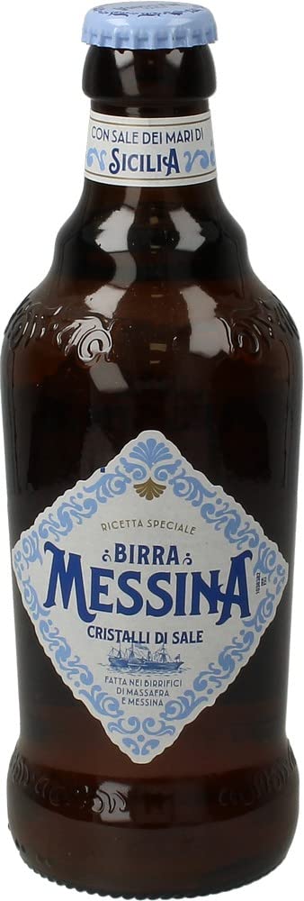 Messina Birra Cristalli Di Sale 5° In Vetro, 33cl