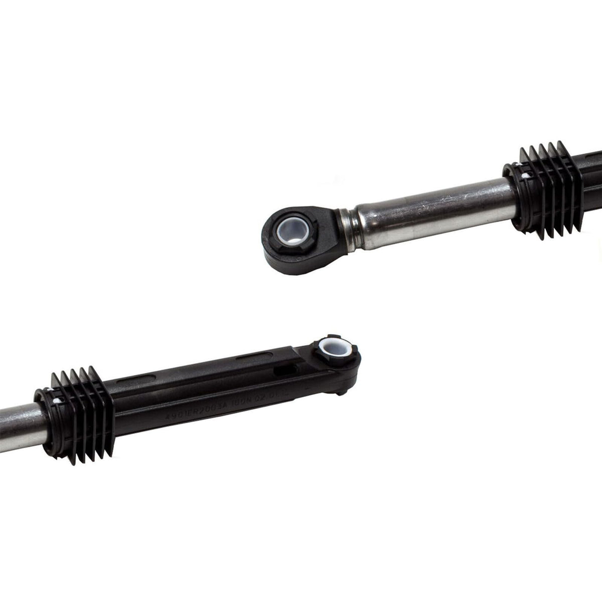 CG94 - AMMORTIZZATORE PER LAVATRICE - FORI: Ø11MM+11MM. LUNGHEZZA: MAX. 280, MIN. 190MM. 100N.
