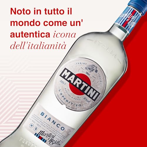 MARTINI Bianco Vermouth Aperitivo, 14,4% ABV, 100cl / 1L