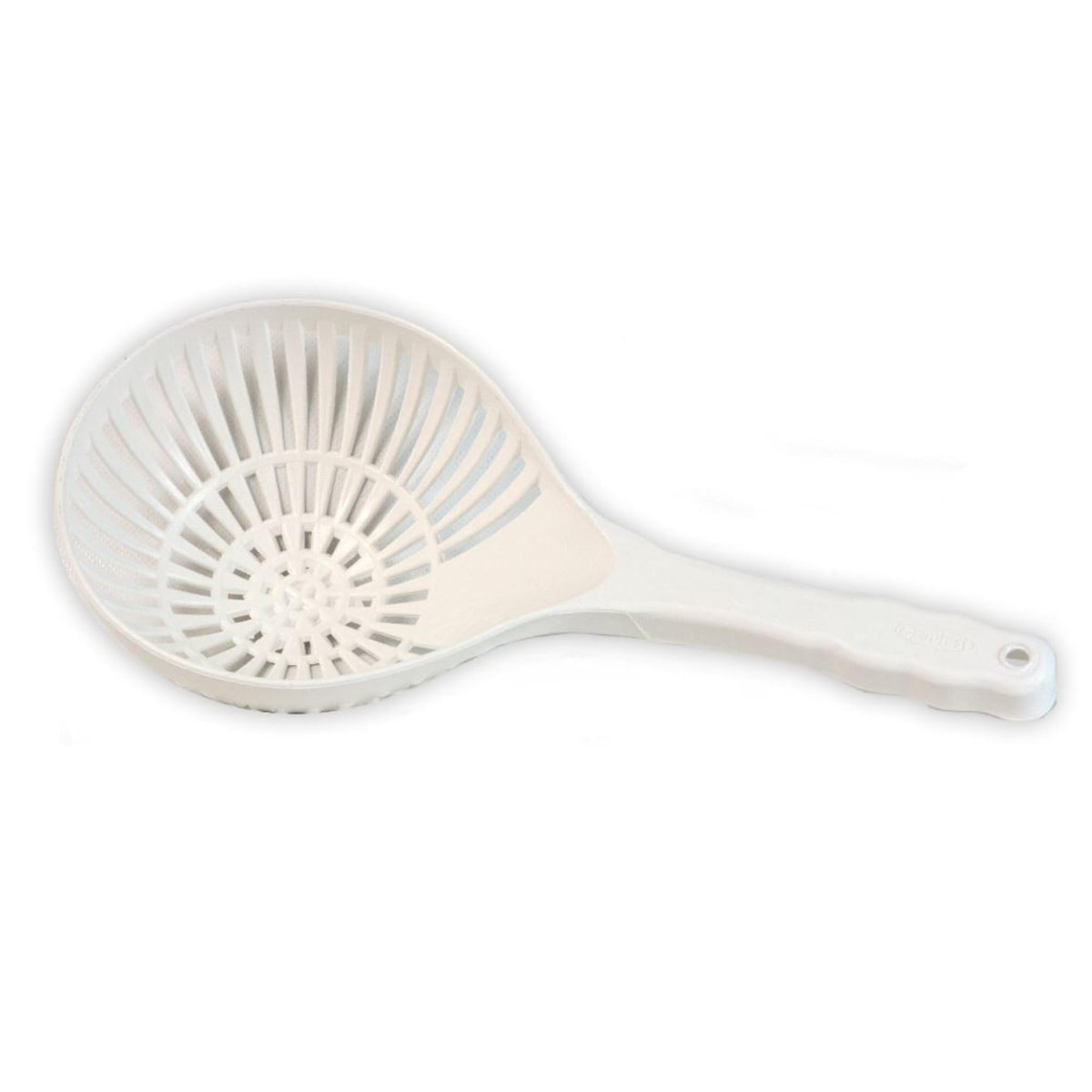 Ecoplast | Colagnocchi in Plastica, Scolapasta con Manico, Bianco o Blu, 37,7x16,5x8, Made in Italy