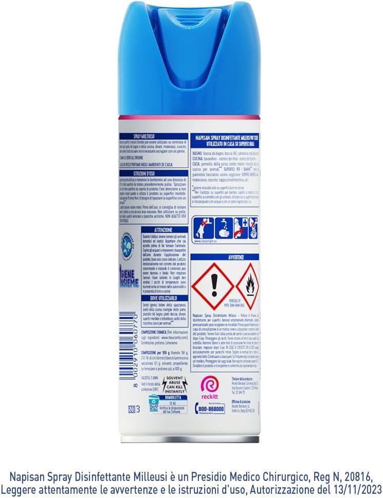 Napisan Spray Disinfettante Milleusi