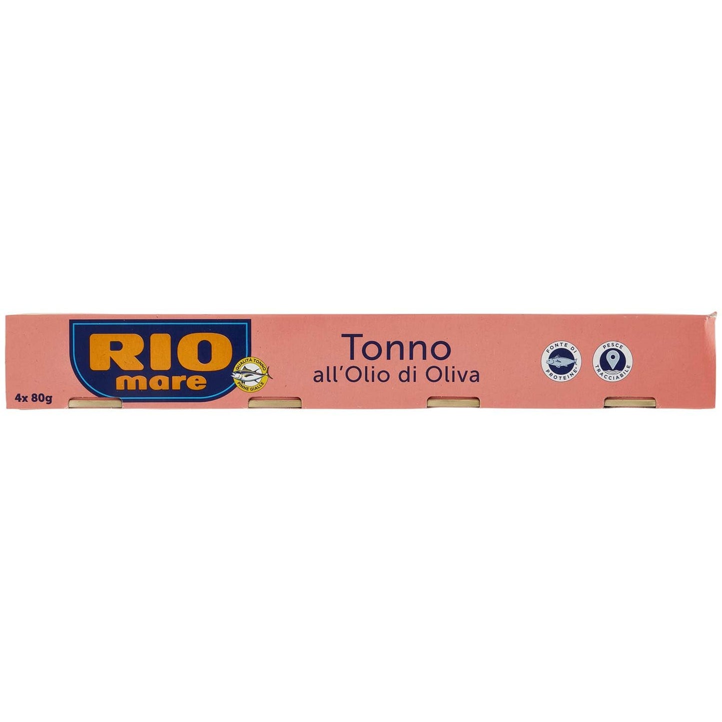 Rio Mare - Tonno all'Olio di Oliva, Qualità Pinne Gialle, 4 Lattine da 80g