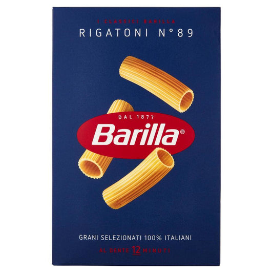 Barilla 20x Rigatoni Pasta No. 89. Italian Pasta 500g