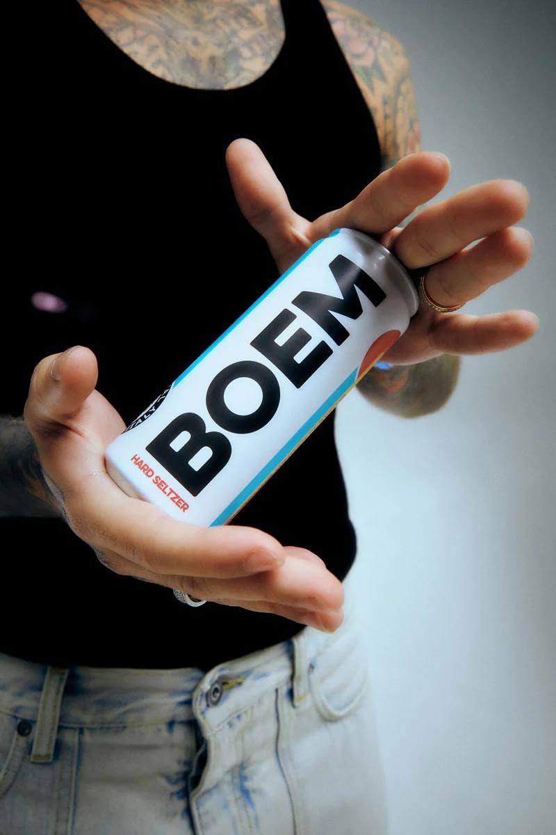 Boem drink - 4 lattine di Boem da 250ml - bevanda gassata e aromatizzata a bassa gradazione alcolica 4,5%