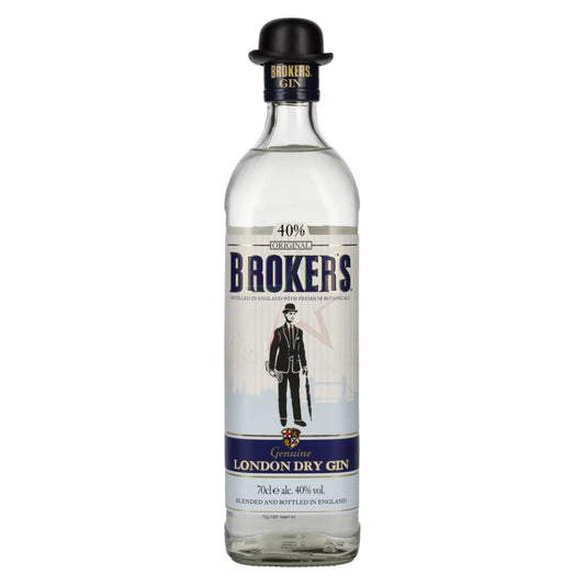 Broker's Premium London Dry Gin 40,00% 0,70 Liter