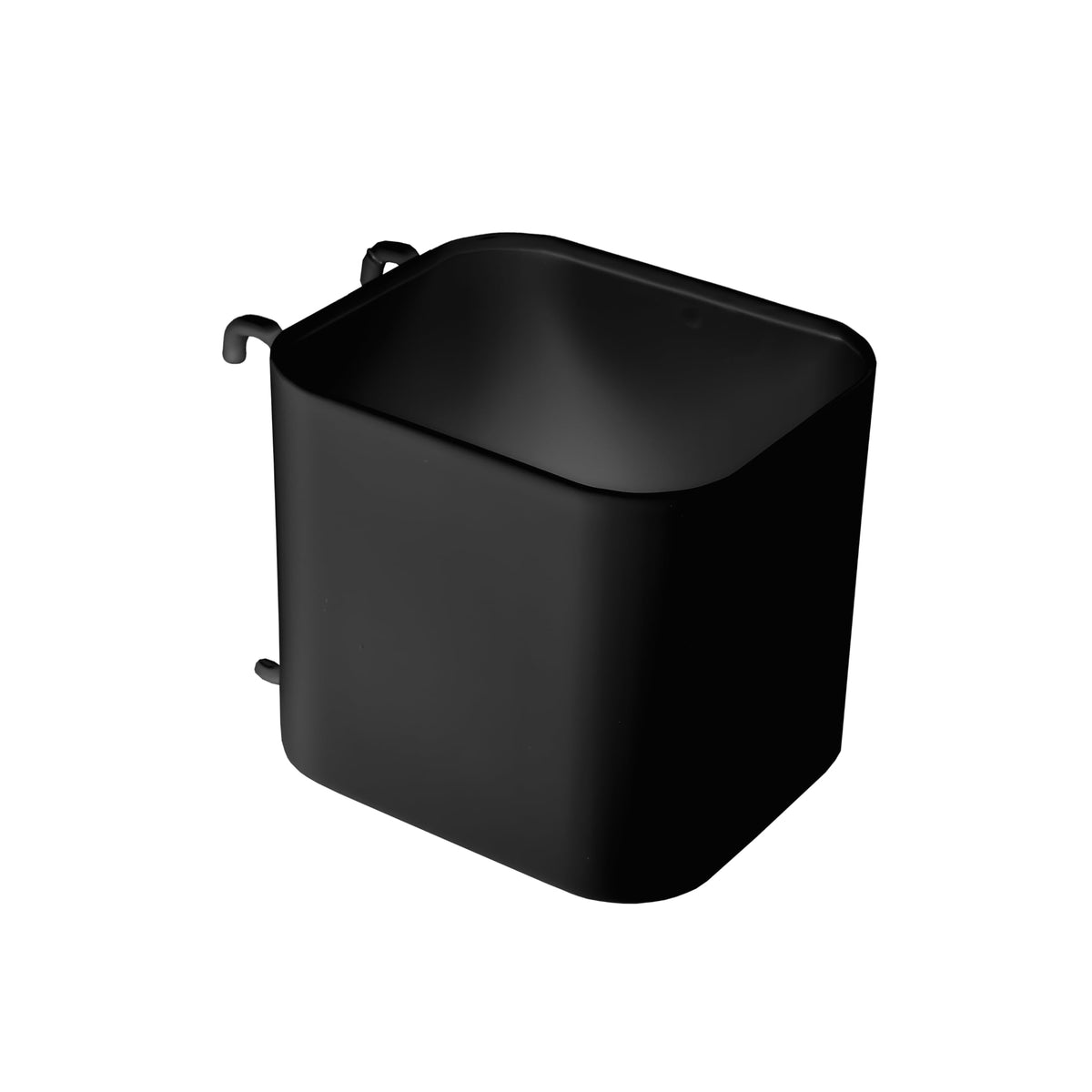 IKEA SKADIS 405.699.24 - Set di 3 contenitori con coperchio aperto, adatti per pannelli per pioli SKADIS, 7,5 x 9,5 x 8 cm, in acciaio, colore: nero